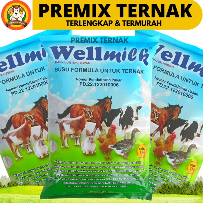 Jual WELLMILK SUSU TERNAK KAMBING 1 KG - Susu Anak Sapi Kambing Hewan ... Susu kambing di Waled, Cirebon