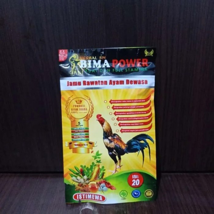 Daun penggemuk ayam di Mpunda, Kota Bima