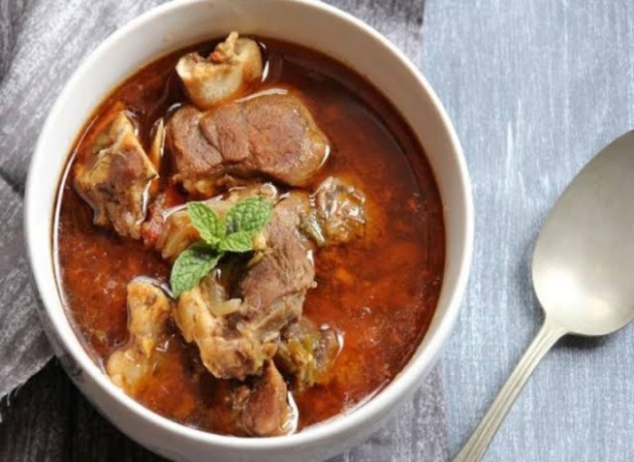 Daging kambing di Sosoh Buay Rayap, Ogan Komering Ulu