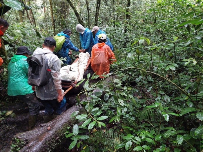 Pendaki Gunung Kerinci yang Jatuh Shelter 3 Berhasil Dievakuasi Tim SAR ... Pendaki Gunung Kerinci yang Jatuh Shelter 3 Berhasil Dievakuasi Tim SAR ...