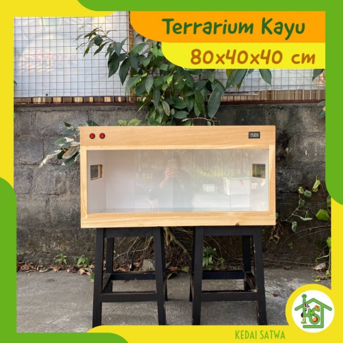 Jual Terrarium Kayu Reptile 80 cm | Kandang Hewan | Terrarium Reptile ... Jual Terrarium Kayu Reptile 80 cm | Kandang Hewan | Terrarium Reptile ...