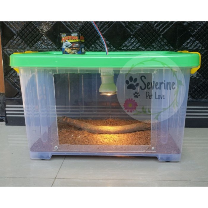 Jual kontainer Container box Modif Akrilik kandang landak mini kandang ... TERARIUM Reptile Kandang gecko Trantula landak mini baby ular bahan pvc dan akrilik