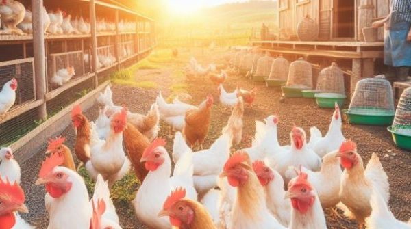 Budidaya ayam di Penawar Aji, Tulang Bawang