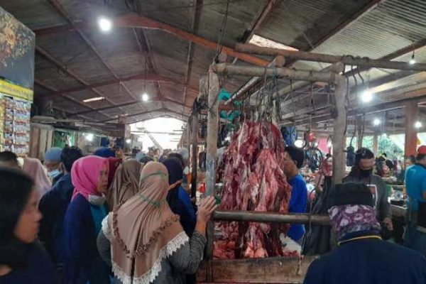 Daging kambing di Sematang Borang, Kota Palembang
