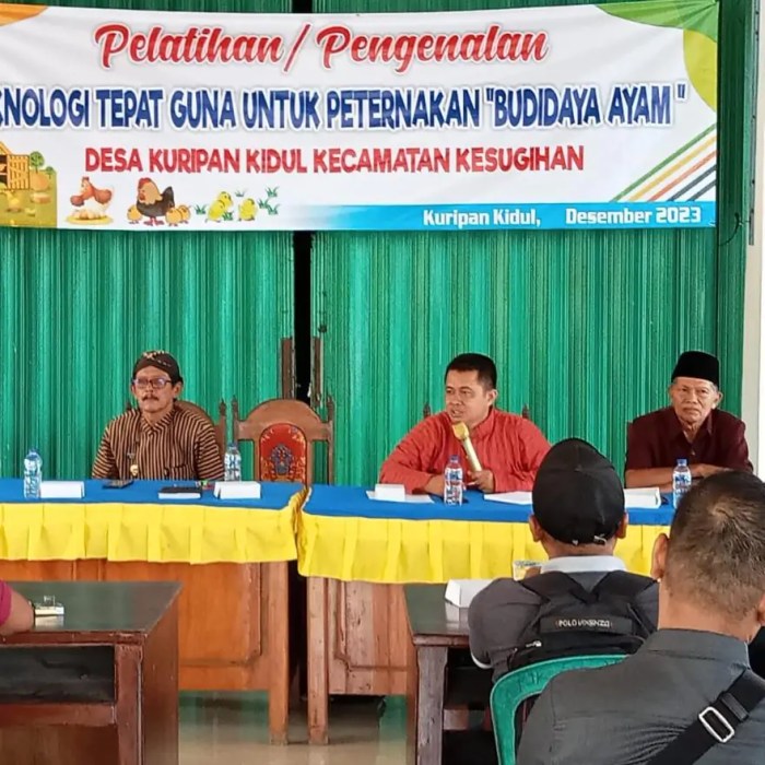 Budidaya ternak ayam di Kesugihan, Cilacap