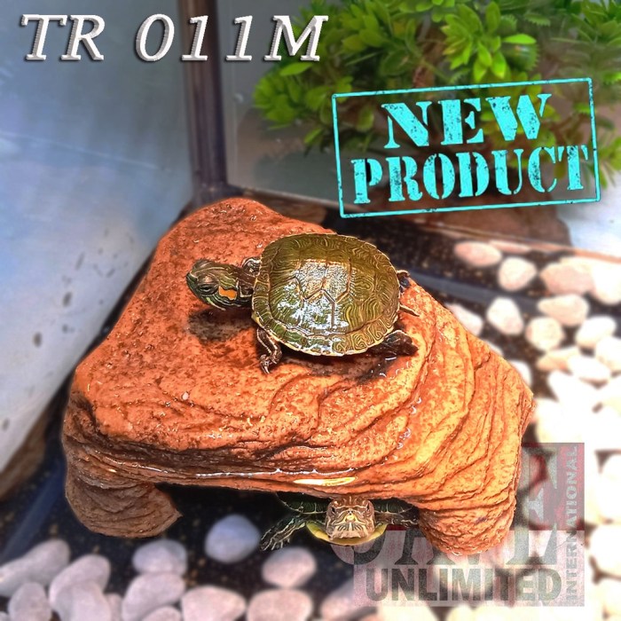 BASKING SPOT RAMP KURA KURA AIR BRAZIL AMBON CST RES DAMER KADAL TORTOISE SULCATA TANGKRINGAN TEMPAT BERJEMUR BERMAIN BEARDED DRAGON GECKO ULAR TURTLE IGUANA PET HEWAN KURA HIASAN AKUARIUM DEKORASI KANDANG TERRARIUM PALUDARIUM REPTILE