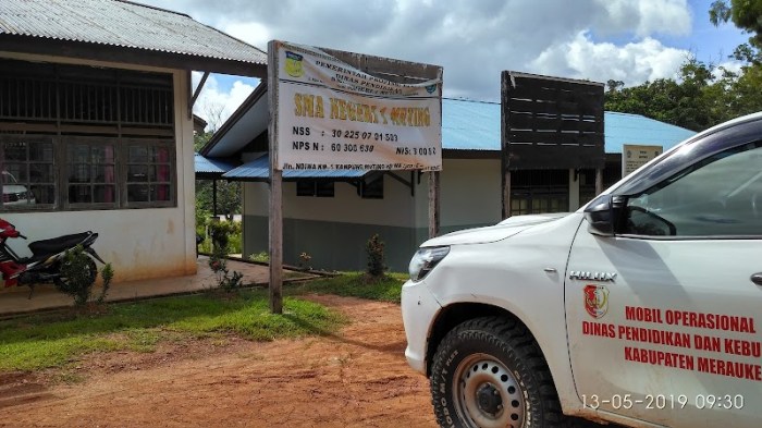 Daun penggemuk ayam di Kouh, Kab. Boven Digoel