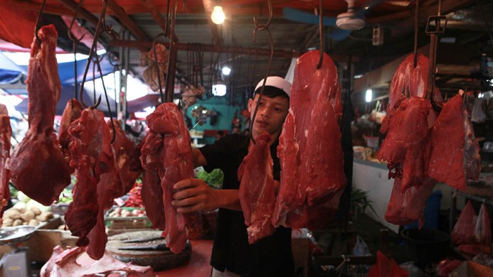 Daging kambing di Kebayoran Lama, Jakarta Selatan