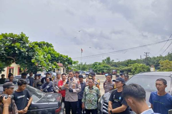 Aksi Unjuk Rasa di Polsek Way Tuba, Kapolres Way Kanan Minta Maaf ...