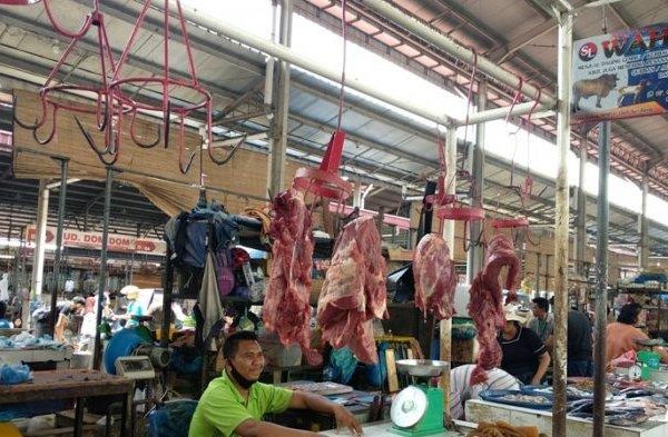 Daging kambing di Medan Amplas, Kota Medan