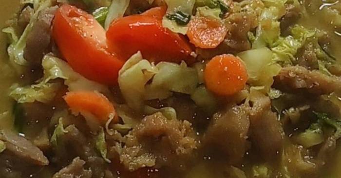 Daging kambing di Babalan, Langkat