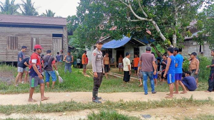 Daun penggemuk ayam di Kuala Behe, Landak