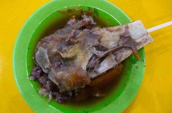 Daging kambing di Medan Selayang, Kota Medan