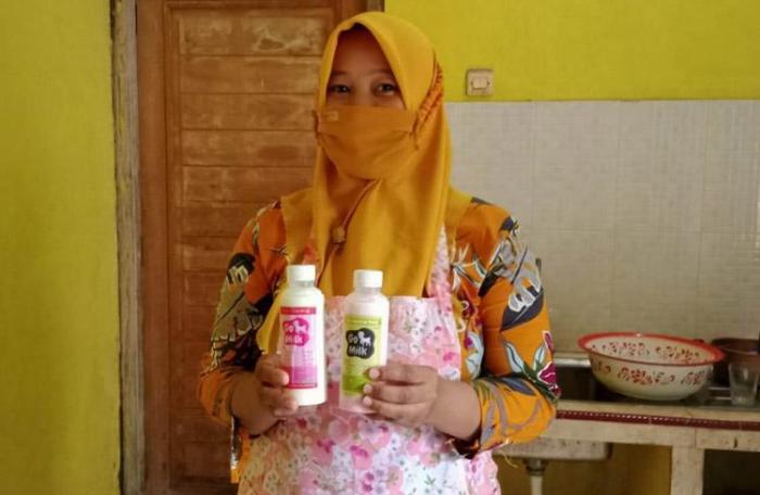 Susu kambing di Kretek, Bantul