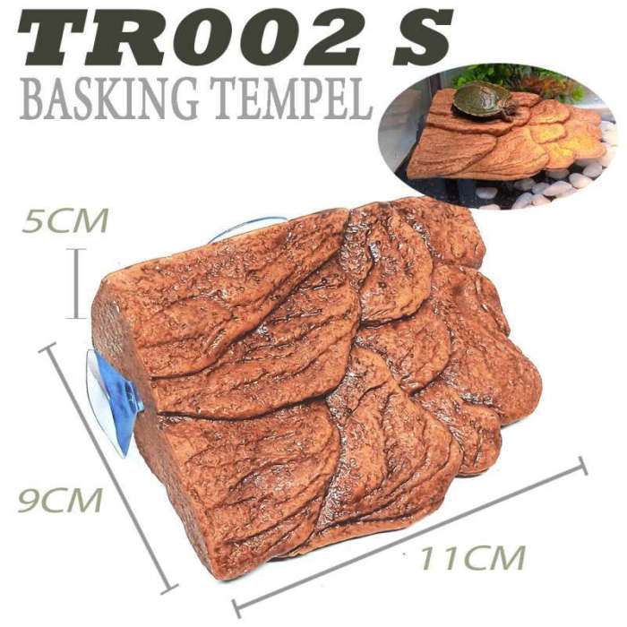 BASKING SPOT RAMP KURA KURA AIR BRAZIL AMBON CST RES DAMER KADAL TORTOISE SULCATA TANGKRINGAN TEMPAT BERJEMUR BERMAIN BEARDED DRAGON GECKO ULAR TURTLE IGUANA PET HEWAN KURA HIASAN AKUARIUM DEKORASI KANDANG TERRARIUM PALUDARIUM REPTILE