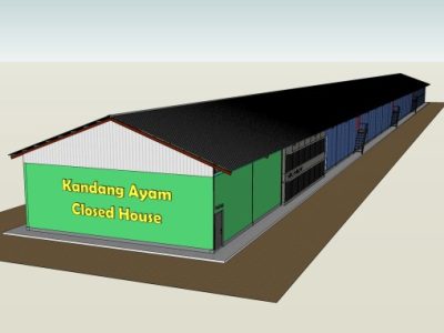 Kandang Closed House di Karanggayam, Kebumen
