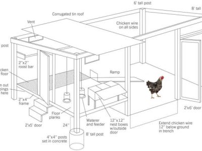 Rainproof chicken coop building plans diy build guide step by step ...